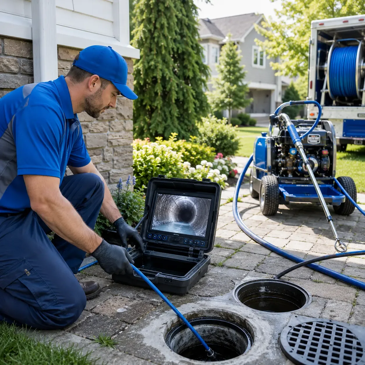 Outdoor drain cleaning professionals serving Turner, ME